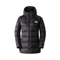 Kurtka turystyczna zimowa damska The North Face W Hyalite Down Parka. Czarne płaszcze The North Face, na zimę, m, bez wzorów, sportowe, bez kaptura. Za 1,095.00 zł.
