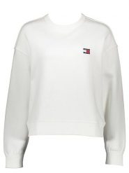 TOMMY JEANS Bluza w kolorze kremowym rozmiar: M. Brązowe bluzy Tommy Jeans, m, bez wzorów, z bawełny, bez ramiączek, bez kaptura. Za 199.95 zł.
