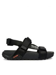 Palladium Sandały Offsandal Strap 94682-008-M Czarny. Czarne sandały Palladium, bez wzorów, z materiału, bez obcasa, na płaskiej podeszwie, bez zapięcia. Za 399.99 zł.