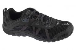 Buty trekkingowe damskie, Maipo Explorer Aerosport. Czarne trekkingi Merrell, bez wzorów, z materiału, przed kostkę, bez zapięcia, trekkingowe. Za 399.99 zł.