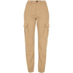 Spodnie Damskie Twill Utility. Brązowe spodnie dresowe Urban Classics, bez wzorów, długie. Za 186.99 zł.
