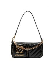 LOVE MOSCHINO Torebka JC4324PP0LKM0000 Czarny. Czarne torebki klasyczne Love Moschino, bez wzorów, ze skóry, bez dodatków. Za 569.99 zł.