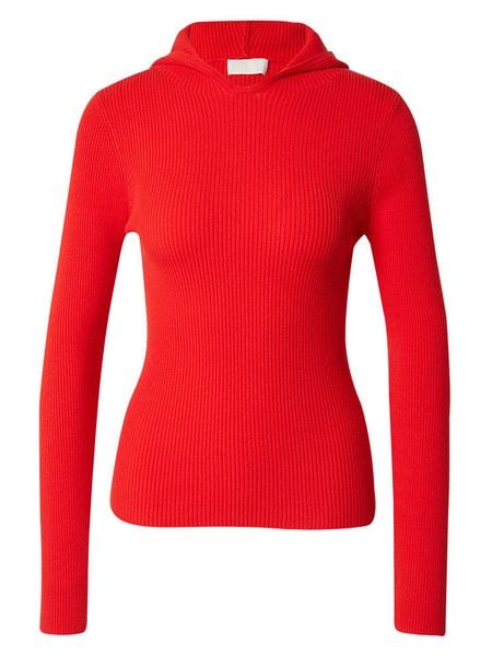 LeGer Bluza "June" w kolorze czerwonym rozmiar: 38. Czerwone bluzy LeGer, bez wzorów, prążkowane, bez ramiączek, z kapturem. Za 148.61 zł.