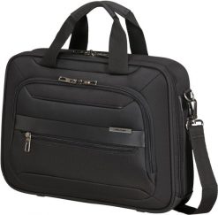 Torba Samsonite Vectura Evo Bailhandle 14.1'' czarny. Czarne torby na laptopa Samsonite, bez wzorów, z materiału. Za 319.00 zł.