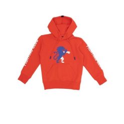 Bluza z bawełna z kaptur na czas wolny na co dzień. Czerwone bluzy LEONE 1947 APPAREL, bez wzorów, z bawełny, bez kaptura, na fitness i siłownię. W wyprzedaży za 100.07 zł.