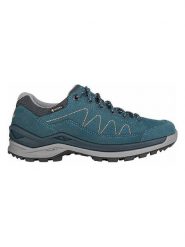 LOWA Skórzane buty trekkingowe "Toro Pro GTX" w kolorze morskim rozmiar: 39. Niebieskie buty trekkingowe Lowa, bez wzorów, z gore-texu, bez zapięcia, outdoorowe, gore-tex. Za 488.85 zł.