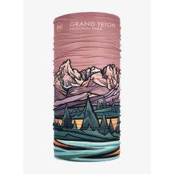 Chusta wielofunkcyjna Buff Coolnet UV National Parks - grand teton. Czerwone chusty Buff, bez wzorów, sportowe. Za 91.99 zł.