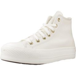 Buty CONVERSE CTAS LIFT HI Biały. Białe trekkingi Converse, bez wzorów, ze skóry, bez zapięcia, trekkingowe. Za 388.99 zł.