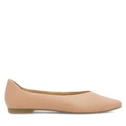 Baleriny Lasocki. Czerwone baleriny Lasocki, bez wzorów, bez obcasa, bez zapięcia. Za 159.99 zł.