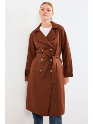 Bigdart Trencz w kolorze jasnobrązowym rozmiar: 36. Brązowe płaszcze Bigdart, bez wzorów, z tkaniny, bez kaptura. Za 152.99 zł.