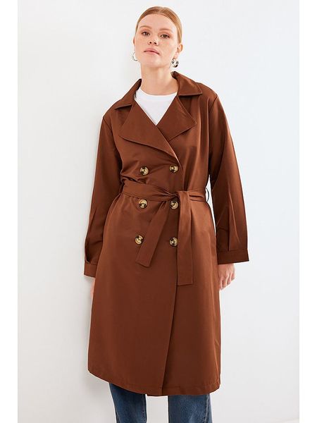 Bigdart Trencz w kolorze jasnobrązowym rozmiar: 36. Brązowe płaszcze Bigdart, bez wzorów, z tkaniny, bez kaptura. Za 152.99 zł.