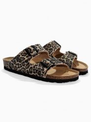 Sunbay Klapki "Trefle" w kolorze brązowo-beżowym rozmiar: 36. Brązowe klapki Sunbay, bez wzorów, klasyczne, z otwartym noskiem, bez obcasa, bez zapięcia. Za 131.74 zł.