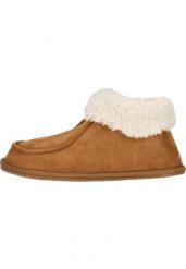 Kapcie Whistler Elian. Brązowe kapcie WHISTLER, bez wzorów, z materiału. Za 221.50 zł.