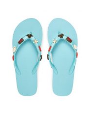 Banana Moon Japonki Luceros Tahuata JSR24 Turkusowy. Niebieskie japonki Banana Moon, bez wzorów, z materiału. Za 229.99 zł.