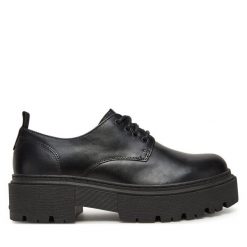 Półbuty G-Star. Czarne półbuty wsuwane G-Star, bez wzorów, retro, bez obcasa, na płaskiej podeszwie. Za 239.99 zł.