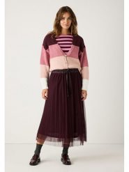 More & More Kardigan w kolorze różowo-bordowym rozmiar: 42. Czerwone swetry More & More, bez wzorów, bez ramiączek. Za 230.59 zł.