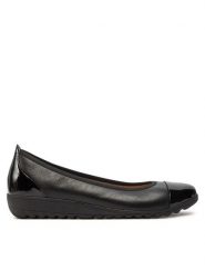 Caprice Baleriny 9-22103-41 Czarny. Czarne baleriny Caprice, bez wzorów, ze skóry, bez obcasa, bez zapięcia. Za 195.99 zł.