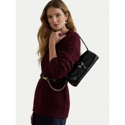 Torebka LAUREN RALPH LAUREN. Czarne torebki klasyczne Lauren Ralph Lauren, bez wzorów, klasyczne, bez dodatków. Za 1,231.99 zł.