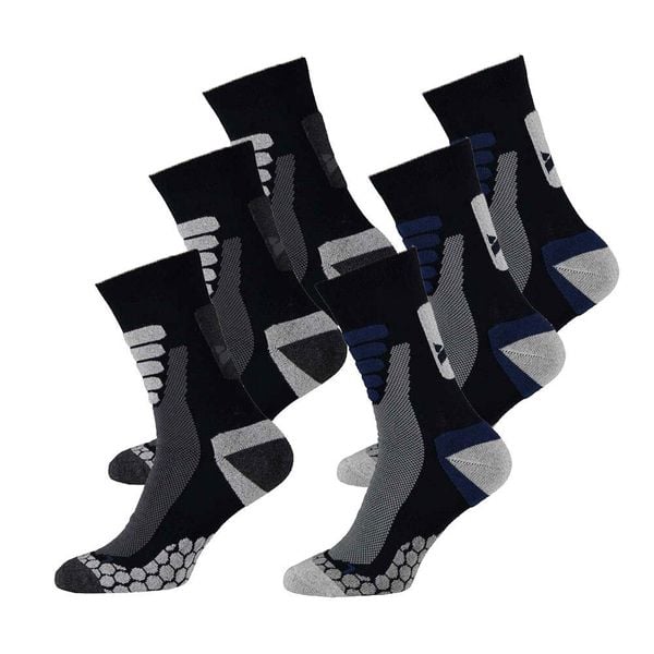Skarpety turystyczne Xtreme 6-pack Multi Niebieski. Niebieskie skarpetki XTREME SOCKSWEAR, bez wzorów. Za 194.99 zł.