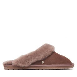 Kapcie EMU Australia. Brązowe kapcie Emu Australia, bez wzorów. Za 344.99 zł.
