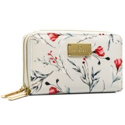 Portfel damski Peterson PTN 007-F8 wzór 7. Portfele Peterson, bez wzorów, ze skóry ekologicznej. Za 68.99 zł.