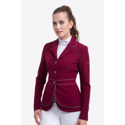 Kurtka pokazowa Softshell damska Venice - Double Front Panel Technology. Czerwone kurtki CAVALLIERA, xl, bez wzorów, z softshellu, bez kaptura, do jazdy konnej. W wyprzedaży za 1,021.50 zł.