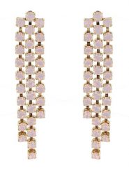 Otazu Pozłacane kolczyki-wkrętki z kryształami Swarovski rozmiar: onesize. Żółte kolczyki Otazu, z kryształem, pozłacane. Za 173.99 zł.