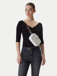 Guess Torebka J4GZ23 WFZL0 Biały. Białe kopertówki Guess, z aplikacjami, ze skóry, wizytowe, bez dodatków. Za 269.99 zł.