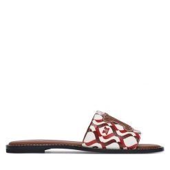 Klapki Max Mara. Brązowe klapki Max Mara, bez wzorów, bez obcasa, bez zapięcia. Za 974.99 zł.