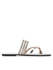 Pollini Japonki SA28220C0ITY199A Srebrny. Szare japonki Pollini, bez wzorów, z tworzywa sztucznego. Za 1,199.00 zł.