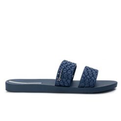 Klapki damskie Ipanema 83243 RENDA II FEM. Niebieskie klapki Ipanema, bez wzorów, z materiału, eleganckie, bez obcasa, bez zapięcia. Za 59.00 zł.