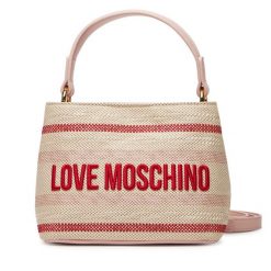 Torebka LOVE MOSCHINO. Czerwone torebki klasyczne Love Moschino, bez wzorów, klasyczne, bez dodatków. Za 579.99 zł.