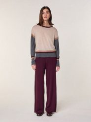 Rodier Wełniany sweter w kolorze beżowym rozmiar: XL. Brązowe swetry Rodier, xl, bez wzorów, z wełny, bez ramiączek. Za 260.99 zł.