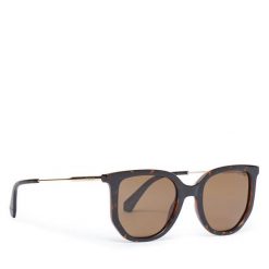 Okulary przeciwsłoneczne Polaroid. Brązowe okulary przeciwsłoneczne Polaroid, bez wzorów. Za 259.99 zł.