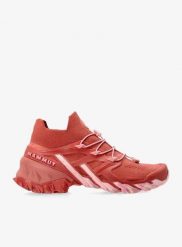 Buty turystyczne damskie Mammut Aegility Pro Mid. Czerwone buty trekkingowe Mammut, z dzianiny, bez zapięcia. Za 724.90 zł.