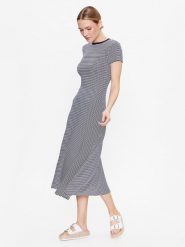 Polo Ralph Lauren Sukienka codzienna 211892669001 Granatowy Regular Fit. Niebieskie sukienki Polo Ralph Lauren, na co dzień, s, bez wzorów, z bawełny, bez kołnierzyka, bez ramiączek, proste. Za 539.99 zł.