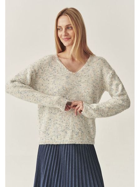 TATUUM Sweter w kolorze kremowym rozmiar: XXL. Brązowe swetry Tatuum, xxl, bez wzorów, z wełny, bez ramiączek. Za 135.81 zł.