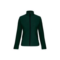 Kurtka damska Kariban Softshell. Zielone kurtki KARIBAN, bez wzorów, z softshellu, bez kaptura. Za 205.00 zł.