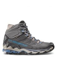 LA SPORTIVA Skórzane buty turystyczne "Ultra Raptor II Mid GTX" w kolorze szarym rozmiar: 43. Szare trekkingi La Sportiva, bez wzorów, z gore-texu, bez zapięcia, outdoorowe, gore-tex. Za 630.99 zł.