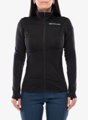 Bluza rozpinana damska Ortovox Fleece Light Jacket. Czarne bluzy z kapturem ORTOVOX, s, bez wzorów, z materiału, bez kaptura. Za 838.19 zł.
