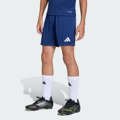 Dziecięce szorty Entrada26. Białe szorty adidas, bez wzorów, sportowe. Za 64.95 zł.