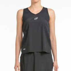 Bullpadel Women's Tank Top. Czarne topy bullpadel, s, bez wzorów, sportowe, bez kołnierzyka, bez ramiączek. W wyprzedaży za 183.40 zł.