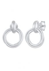 Elli Damskie kolczyki sztyfty koła Bloger Trend w srebrze 925 Sterling Silver Kolczyki 1 ct. Szare kolczyki Elli, srebrne. Za 248.99 zł.