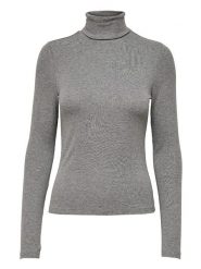 ONLY Golf w kolorze szarym rozmiar: M. Szare swetry ONLY, m, bez wzorów, bez ramiączek. Za 57.20 zł.