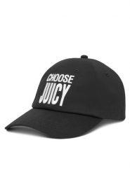 Juicy Couture Czapka z daszkiem Choose JCAWH125715 Czarny. Czarne czapki z daszkiem Juicy Couture, bez wzorów, z bawełny. Za 99.99 zł.