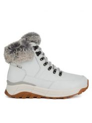Rieker Revolution Lifestyle Botki W0063-80 Biały. Białe botki Rieker Revolution Lifestyle, bez wzorów, bez obcasa, na płaskiej podeszwie, bez zapięcia. Za 412.99 zł.