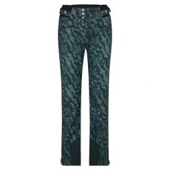 Spodnie narciarskie dla kobiet Ziener Tilla. Zielone spodnie narciarskie Ziener, bez wzorów, narciarskie. Za 629.00 zł.