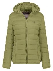 Geographical Norway Kurtka pikowana "Atikotal" w kolorze oliwkowym rozmiar: XL. Brązowe kurtki Geographical Norway, xl, bez wzorów, bez kaptura. Za 130.99 zł.