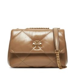 Torebka Tory Burch. Brązowe kopertówki Tory Burch, bez wzorów, wizytowe, bez dodatków. Za 2,929.00 zł.
