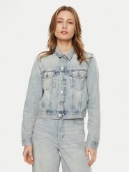 Calvin Klein Jeans Kurtka jeansowa 90's J20J224544 Niebieski Regular Fit. Niebieskie kurtki Calvin Klein Jeans, s, bez wzorów, z bawełny, bez kaptura. Za 529.99 zł.